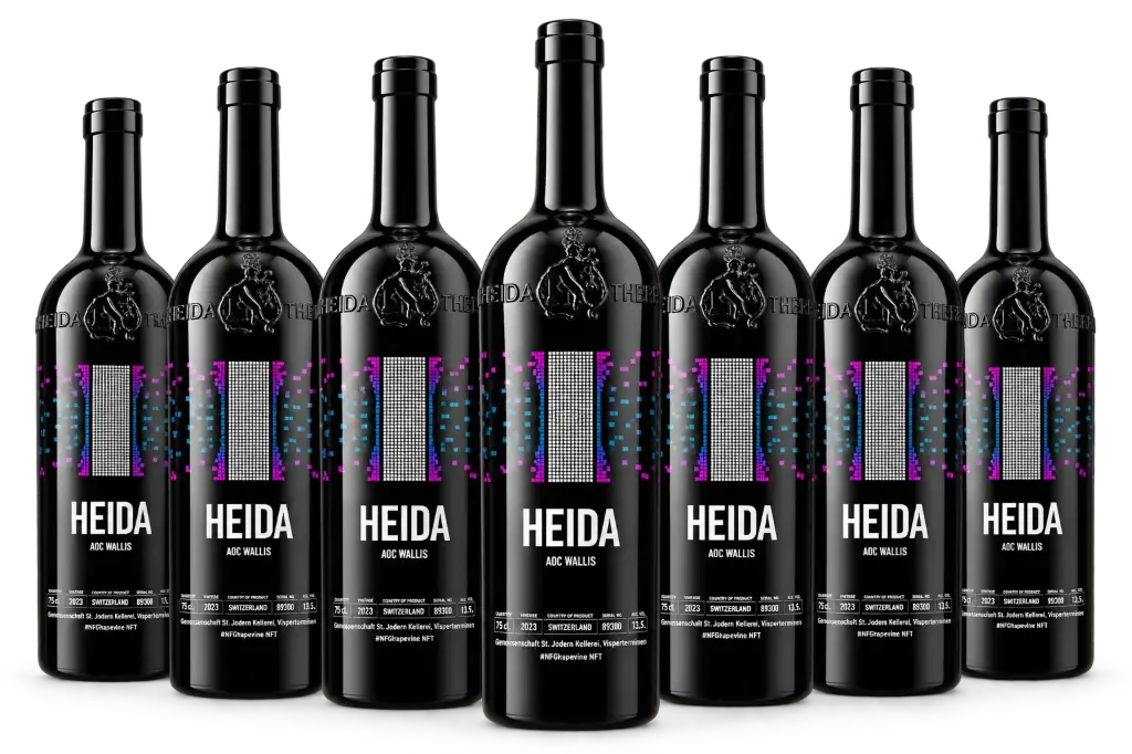 Aktueller Etikettenentwurf des alkoholfreien NFG Heida